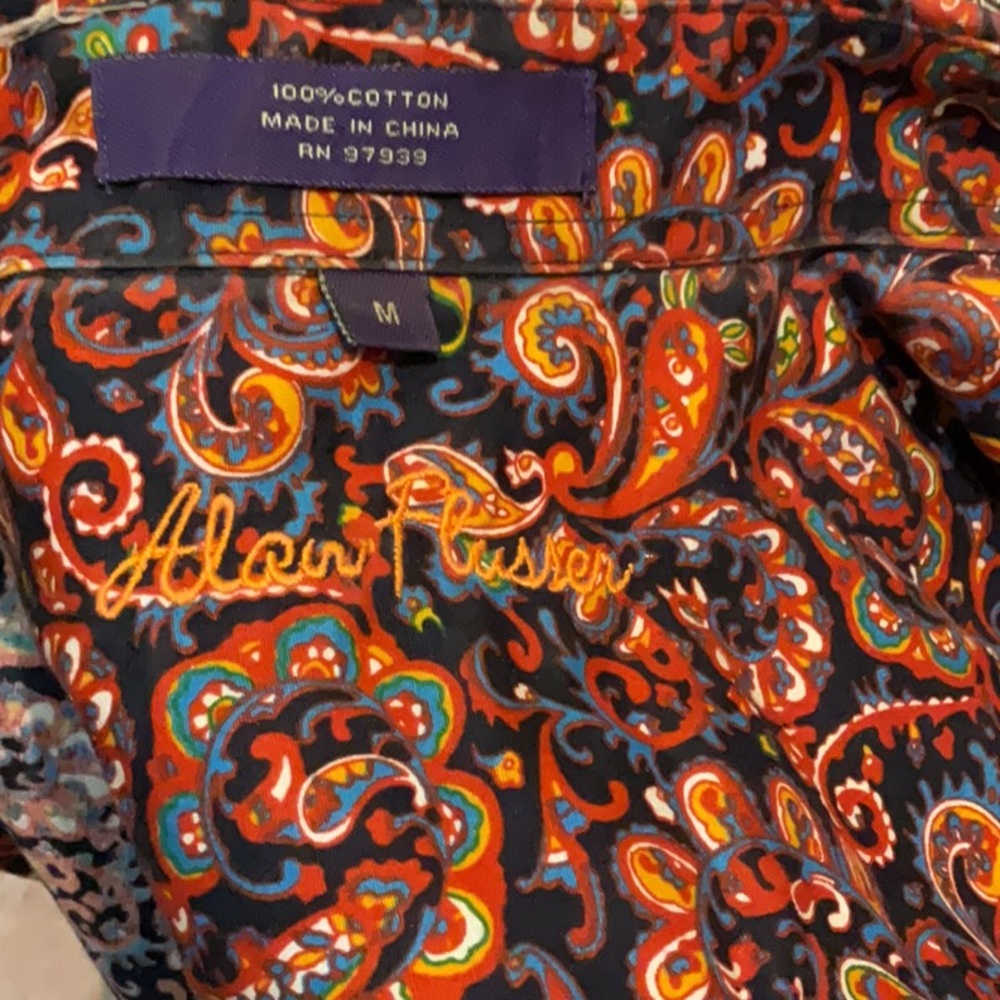 Alan Flusser Multicolor Paisley Shirt - Picture 3 of 3